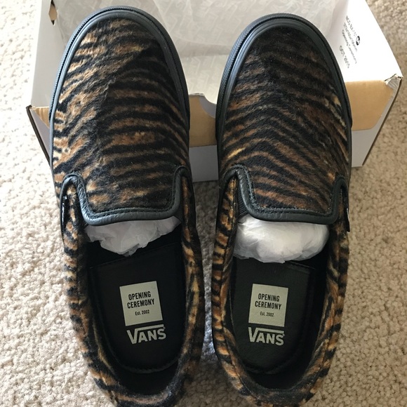 Vault Vans Opening Ceremony OG Slip-On Tiger Fur - Picture 5 of 8